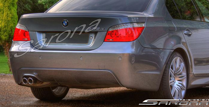 Custom BMW 5 Series  Sedan Rear Bumper (2004 - 2010) - $450.00 (Part #BM-015-RB)